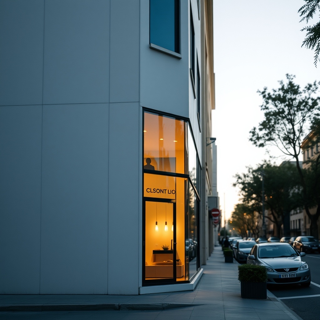 Fachada del estudio boutique de interiorismo en San Isidro Lima